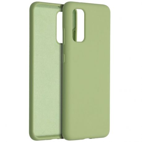 Coque silicone gel pour Samsung S20 verte