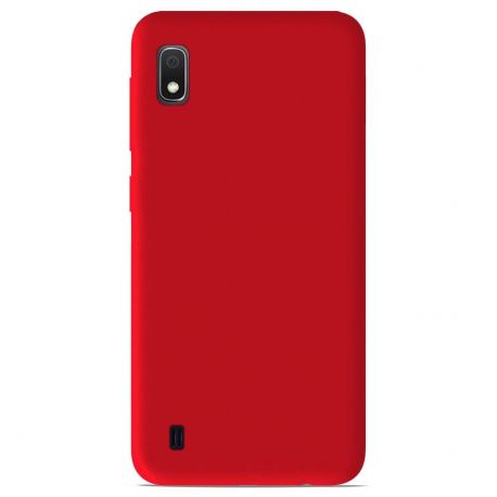 Coque silicone gel pour Samsung A10 rouge