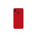 Coque silicone gel pour Samsung A40 rouge