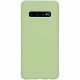 Coque silicone gel pour Samsung S10 verte