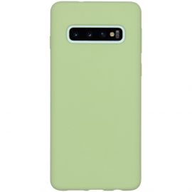 Coque silicone gel pour Samsung S10 verte