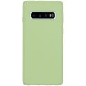 Coque silicone gel pour Samsung S10 verte