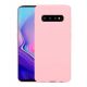 Coque silicone gel pour Samsung S10 rose