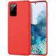 Coque silicone gel pour Samsung S20 Plus rouge