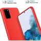 Coque silicone gel pour Samsung S20 Plus rouge