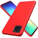 Coque silicone gel pour Samsung Note 10 rouge