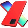 Coque silicone gel pour Samsung Note 10 rouge