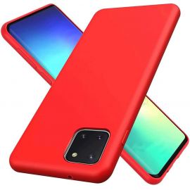 Coque silicone gel pour Samsung Note 10 lite rouge