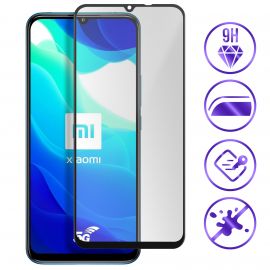 Film verre trempé full glue pour Xiaomi MI 10 LIte intégral et incurvé noir