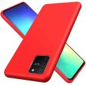 Coque silicone gel pour Samsung S10 Lite rouge