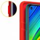 Coque silicone gel pour Xiaomi Redmi Note 9 Pro rouge