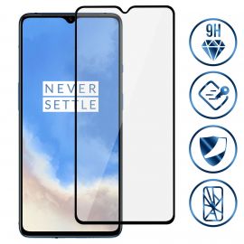 Film verre trempé pour One Plus 7T intégral noir