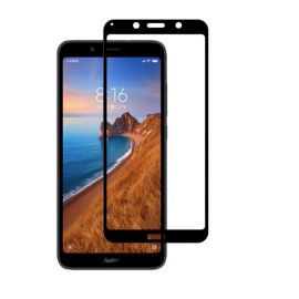 Film verre trempé pour Xiaomi Redmi 7A intégral noir