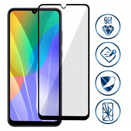 Film verre trempé pour Huawei Y6S intégral noir