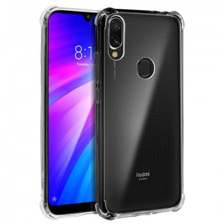 Coque silicone transparente antichoc pour Xiaomi Redmi 7