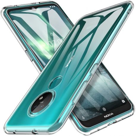 Coque silicone transparente pour Nokia 7.2