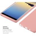 Coque silicone gel pour Samsung Note 8 rose