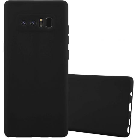 Coque silicone gel pour Samsung Note 8 noire