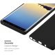 Coque silicone gel pour Samsung Note 8 noire