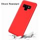 Coque silicone gel pour Samsung Note 8 rouge