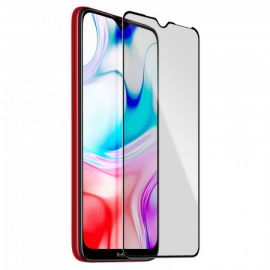 Film verre trempé pour Xiaomi Redmi  8A intégral noir