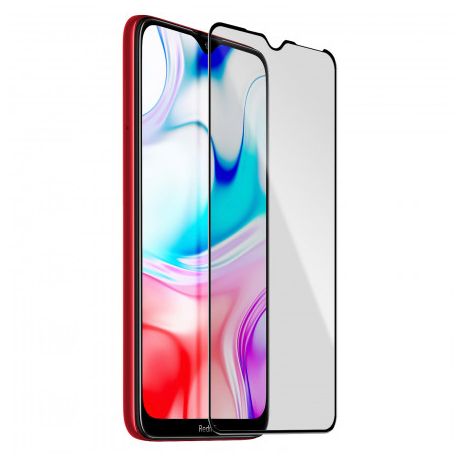 Film verre trempé pour Xiaomi Redmi  8A intégral noir