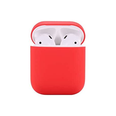 Coque silicone rouge pour AirPods 1 / 2