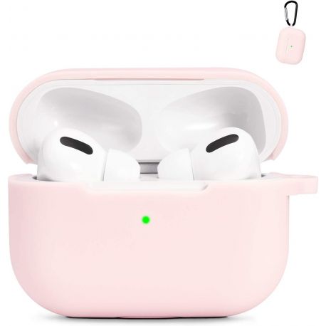 Coque silicone rose pour AirPods Pro