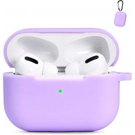 Coque silicone violette pour AirPods Pro