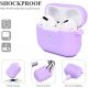 Coque silicone violette pour AirPods Pro