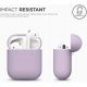 Coque silicone violette pour AirPods 1 / 2