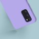Coque silicone gel pour Samsung A41 violette