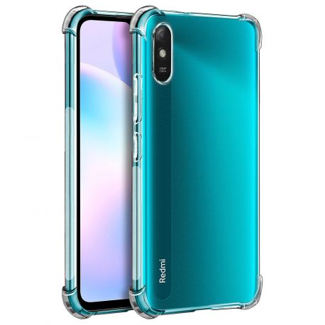 Coque pour Xiaomi Redmi Note 9A silicone transparente antichoc