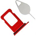 Tiroir carte SIM pour Iphone 7 rouge