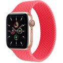 Bracelet silicone rose effet tressé pour Apple Watch 42/44mm