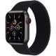 Bracelet silicone effet tressé rose pour Apple Watch