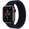 Bracelet silicone effet tressé rose pour Apple Watch