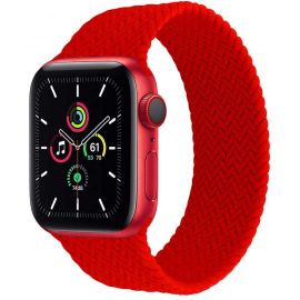 Bracelet silicone rose effet tressé pour Apple Watch 38/40mm