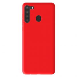 Coque silicone gel pour Samsung A20 rouge