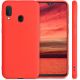 Coque silicone gel pour Samsung A20 rouge