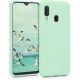 Coque silicone gel pour Samsung A21 verte