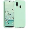 Coque silicone gel pour Samsung A21 verte