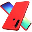 Coque silicone gel pour Xiaomi Redmi Note 8 2021 rouge