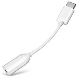 Adaptateur pour Xiaomi USB C vers jack 3,5mm blanc