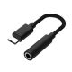 Adaptateur pour Xiaomi USB C vers jack 3,5mm noir