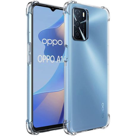 Coque silicone pour Oppo A16 antichoc transparente