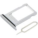 Tiroir SIM pour Iphone 12 Pro blanc/argent