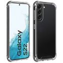 Coque silicone pour Samsung S22 Plus antichoc transparente