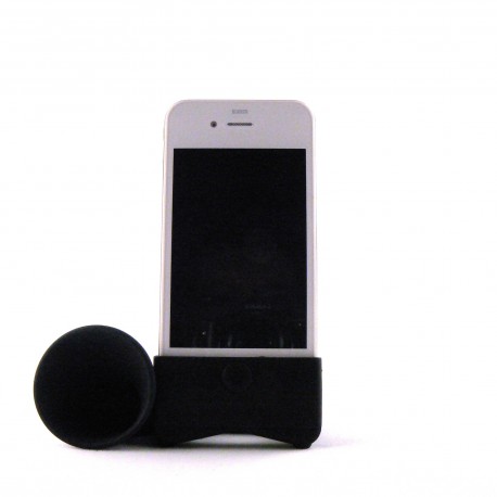 Haut parleur Horn et support pour Iphone 4 + film protection ecran