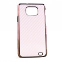 Coque pour Samsung I9100 Galaxy S2 effet carbonne + film protection ecran offert